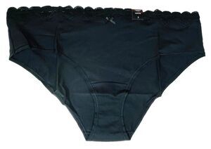 Torrid Black Hipster Panties 3X‎ 22/24 NWT Plus Size Comfortable Lingerie